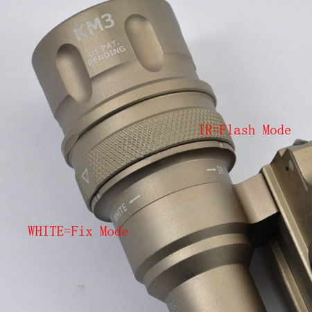 EX192-QD SureFire M952V Dual Output LED Weapon Flashlight Tan